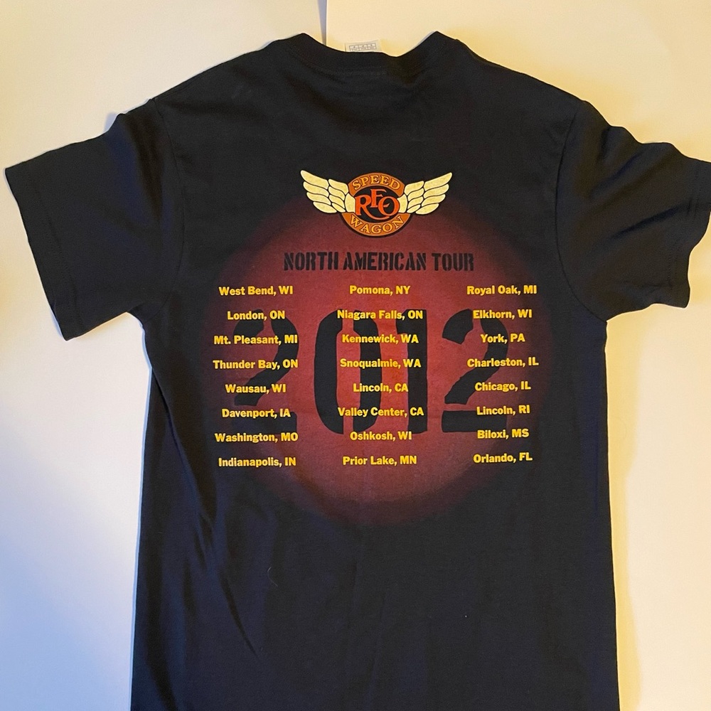 COPY - REO Speedwagon 2012 Concert T-Shirt